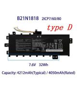Asus B21N1818 Batéria Asus C21N1818-1 7,6V 32WH Li-Pol - originálna