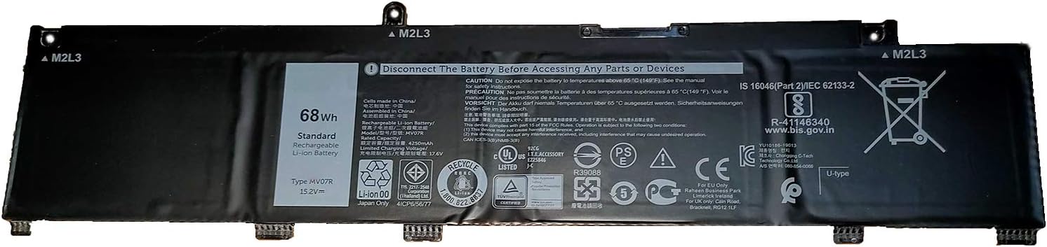 NTL NTL5265 Batéria Dell MV07R/JJRRD 15,2V 4250mAh Li-Pol - neoriginálna