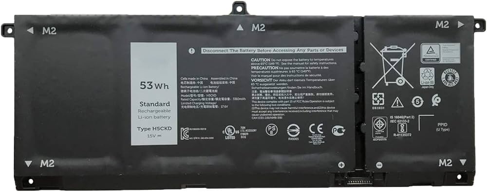 NTL 5273 Batéria Dell H5CKD pre Inspiron 7306, Latitude 3510 15 V 53 WH Li-Pol – neoriginálna
