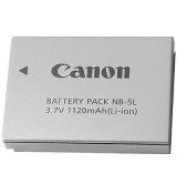 Baterie Canon NB-5L šedá 3,7V 1120mAh Li-Ion – originální